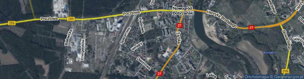 Zdjęcie satelitarne Winiary ul.